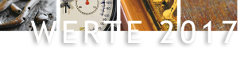 Logo der Ausstellung WERTE 2017